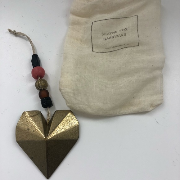 Shayne Fox Cast Bronze Heart Talisman - Picture 1 of 4